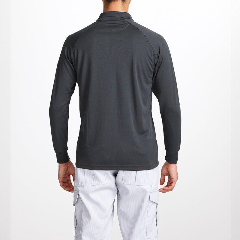 寅壱 5959-614 赤耳長袖ポロシャツ