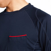 寅壱 5959-617 赤耳長袖クルーネックＴシャツ