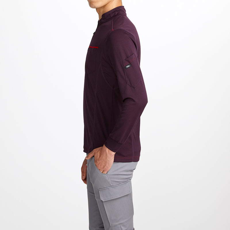 寅壱 5959-623 ジップアップシャツ