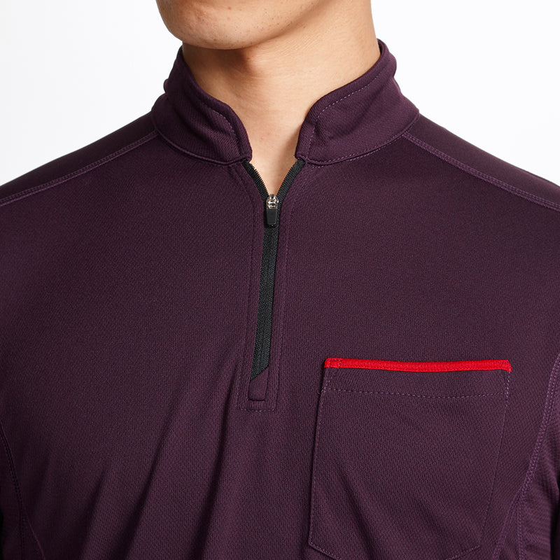 寅壱 5959-623 ジップアップシャツ