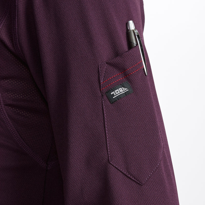 寅壱 5959-623 ジップアップシャツ