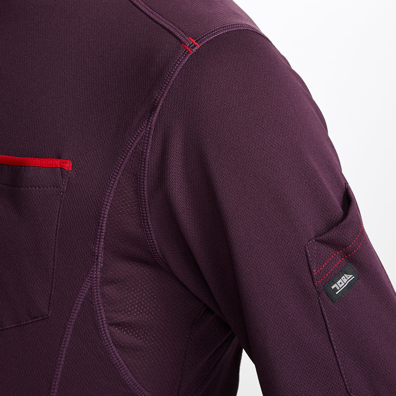 寅壱 5959-623 ジップアップシャツ