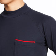 寅壱 5960-613 赤耳長袖ハイネック