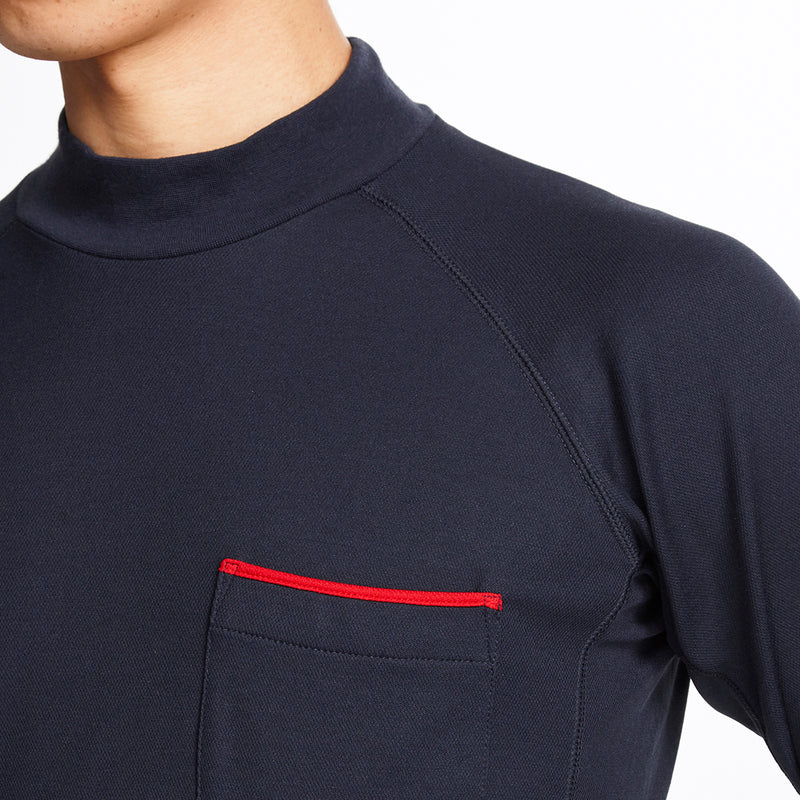 寅壱 5960-613 赤耳長袖ハイネック