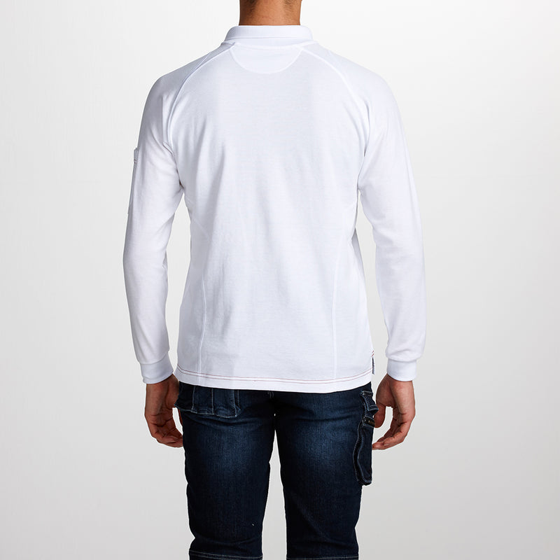 寅壱 5960-614 赤耳長袖ポロシャツ