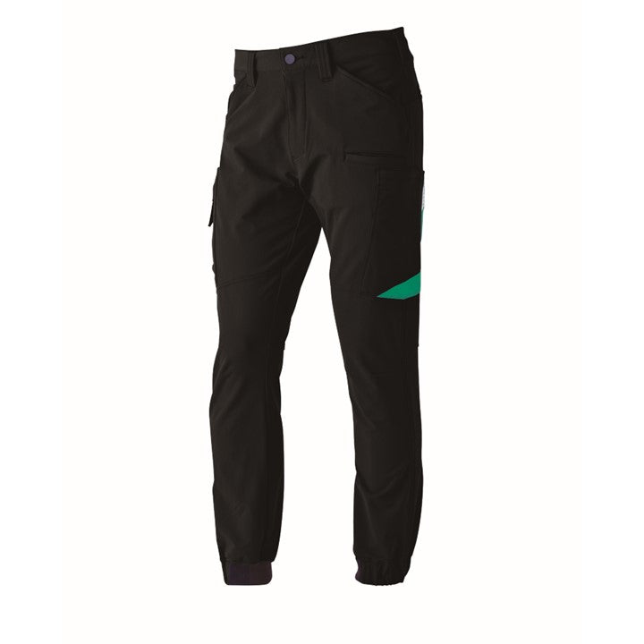 寅壱 3630-235カーゴジョガーパンツ クロ