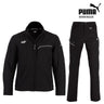 PUMA PW-3051シリーズ ストレッチ ワークウェアセットアップ 静電気帯電防止 ブラック