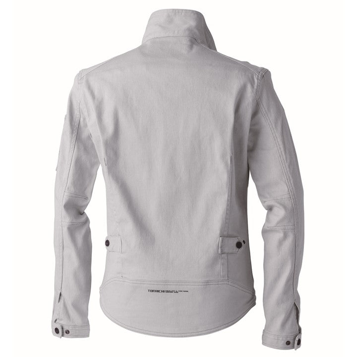 寅壱 3620-124 長袖ブルゾン シルバー バックスタイル