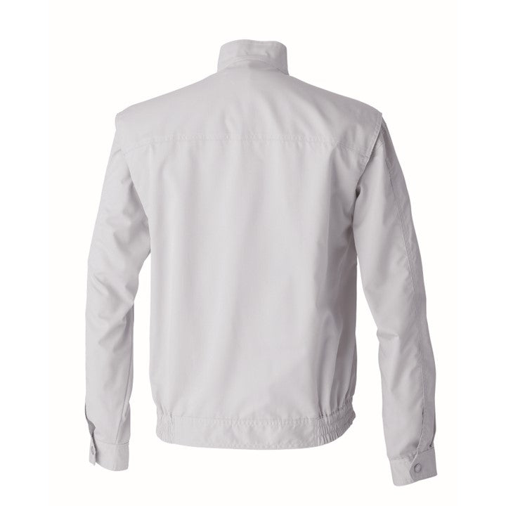 寅壱 2151-124 長袖ブルゾン シルバー バックスタイル