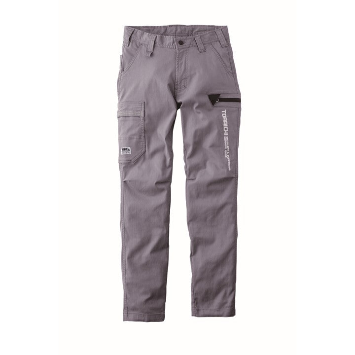 寅壱 8880-219 デニムカーゴパンツ シルバー