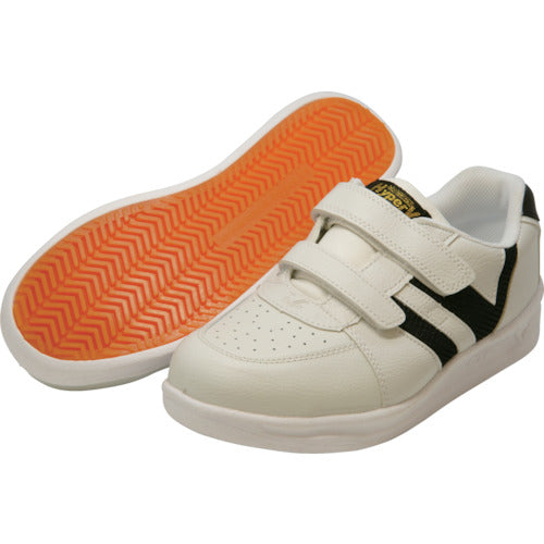 日進ゴム ハイパーV 安全靴 SPIDER MAX #6000 JSAA規格A種プロスニーカー マジックテープタイプ ホワイト