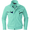 再生糸使用のリサイクルユニフォーム　ECOプロダクト　6021 長袖ブルゾン 1アースグリーン / S