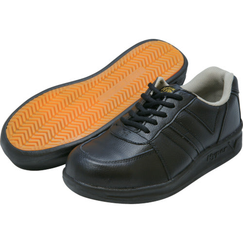 日進ゴム ハイパーV 安全靴 SPIDER MAX #6100 JSAA規格A種プロスニーカー 紐タイプ ブラック