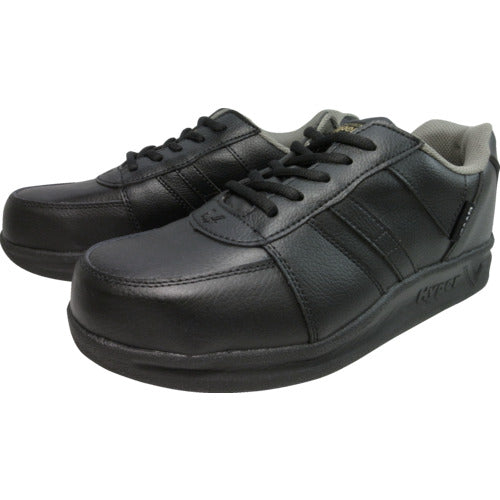 日進ゴム ハイパーV 安全靴 SPIDER MAX #6100 JSAA規格A種プロスニーカー 紐タイプ ブラック