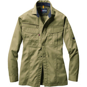 収納力抜群！ミリタリーテイストの本格ワークプロダクト　6103 長袖シャツ　ユニセックス 23カーキ / S