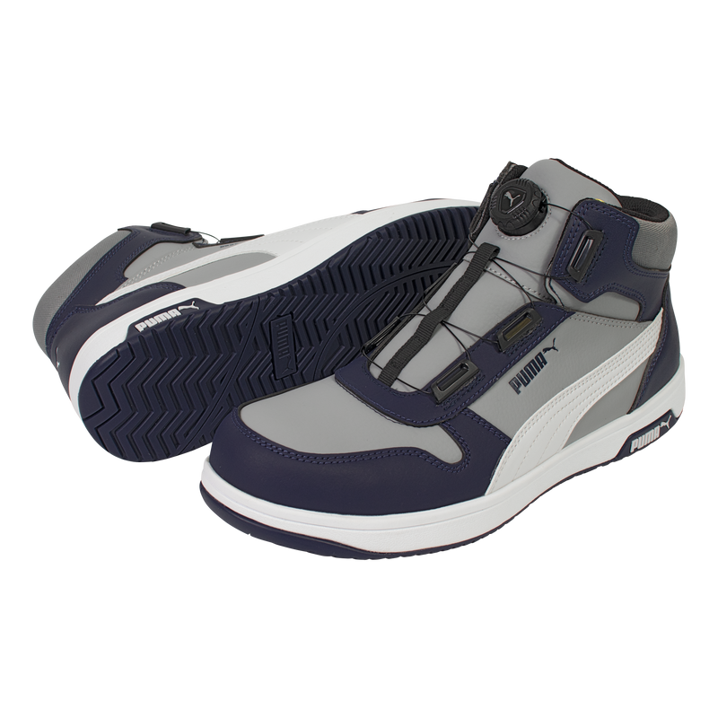 PUMA 安全靴 63.221.0 フロントコート グレー DISC MID グレー