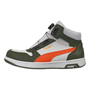 PUMA 安全靴 63.222.0 フロントコート WHxGR DISC MID 緑