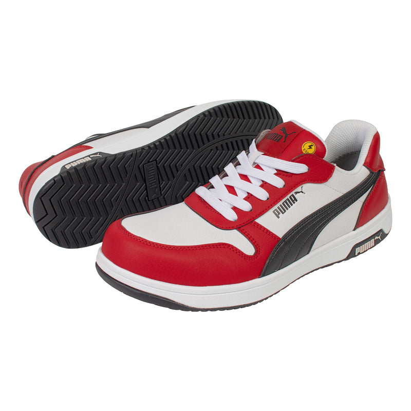 PUMA 安全靴 64.208.0 フロントコート レッド ロー 赤