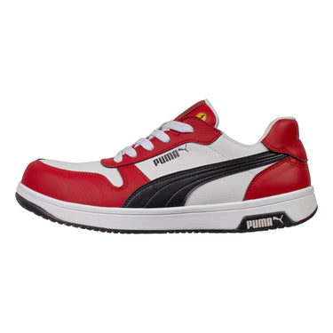 PUMA 安全靴 64.208.0 フロントコート レッド ロー 赤