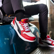 PUMA 安全靴 64.208.0 フロントコート レッド ロー 赤