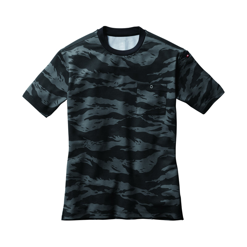 バートル 657 フォーマルTシャツ ドライメッシュシリーズ カモフラブラック