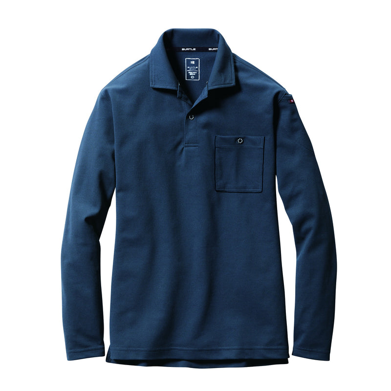 Dry Mesh series (+ Deodorant Tape)　665長袖ポロシャツ　ユニセックス　全8色 19.ザック / S