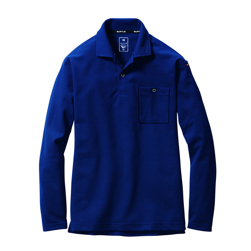 Dry Mesh series (+ Deodorant Tape)　665長袖ポロシャツ　ユニセックス　全8色 3.ネイビー / SS