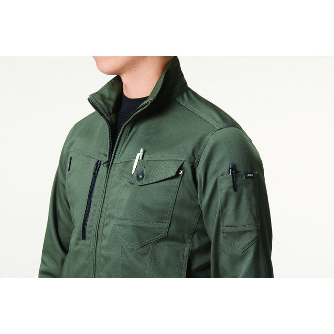 【新商品】コスパ最強！快適ストレッチのTCシリーズ　671 ジャケット　ユニセックス 14.ミルスグリーン / S