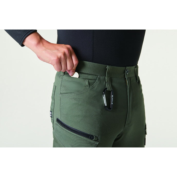 お手頃価格！快適ストレッチのTCシリーズ　672カーゴパンツ 14ミルスグリーン / S