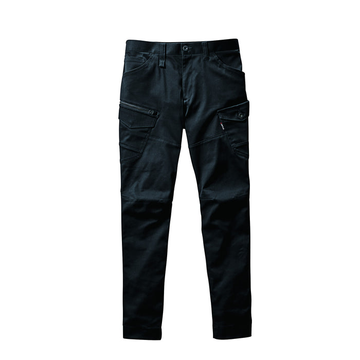 お手頃価格！快適ストレッチのTCシリーズ　672カーゴパンツ 35ブラック / S