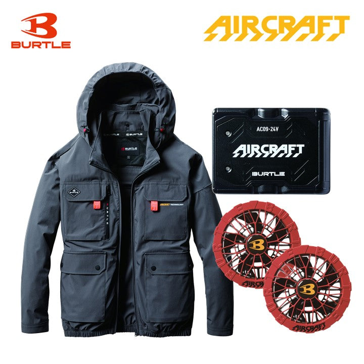 バートル AC2031 ハイバック空調服 ストームグレー 即日出荷 24Vバッテリー＋ファン AC09セット 2025新作 エアークラフト