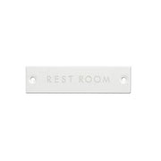 ポッシュリビング 63956 サインプレート REST ROOM ホワイト