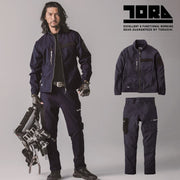 寅壱 7030シリーズ 上下セット 高機能 着心地のいい人気作業服 ジャケット+カーゴパンツ 濃コン