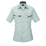 吸汗性・防汚性を兼備！収納力も抜群のスタンダードユニフォーム　7065 半袖シャツ 2シェル / S
