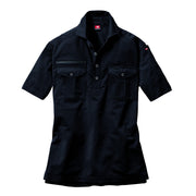 Tricot series　バツグンの耐久性と収納力を兼ねそろえるハイブリッドポロシャツ　707 半袖シャツ　ユニセックス 35ブラック / S