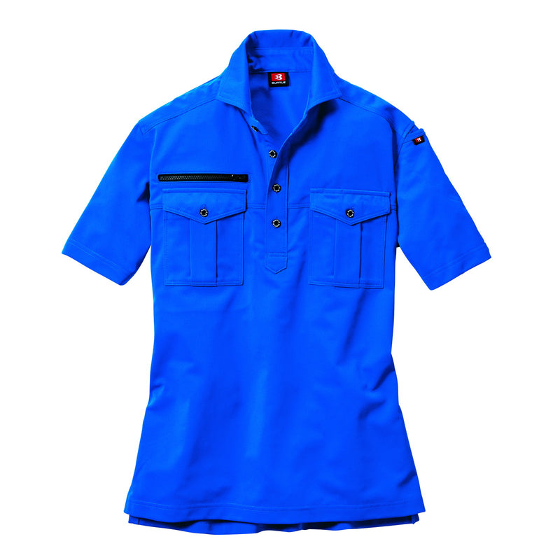 Tricot series　バツグンの耐久性と収納力を兼ねそろえるハイブリッドポロシャツ　707 半袖シャツ　ユニセックス 47サーフブルー / S