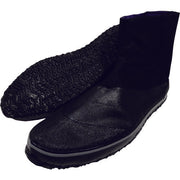 日進ゴム たびぐつ はたけ足袋#708 貼付たび マジックテープタイプ 黒