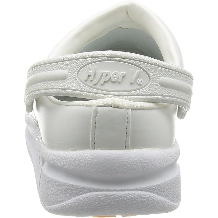 日進ゴム ハイパーV 厨房シューズ #720 サボシューズ 白 バックスタイル