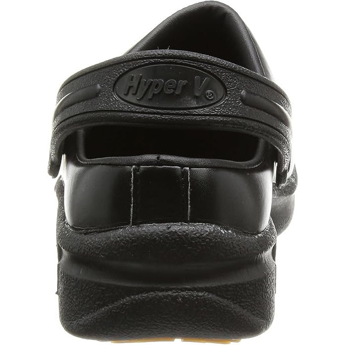 日進ゴム ハイパーV 厨房シューズ #720 サボシューズ 黒 バックスタイル