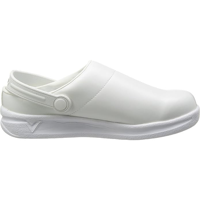 日進ゴム ハイパーV 厨房シューズ #720 サボシューズ 白 側面