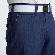 寅壱 7560-219 チェック柄カーゴパンツ