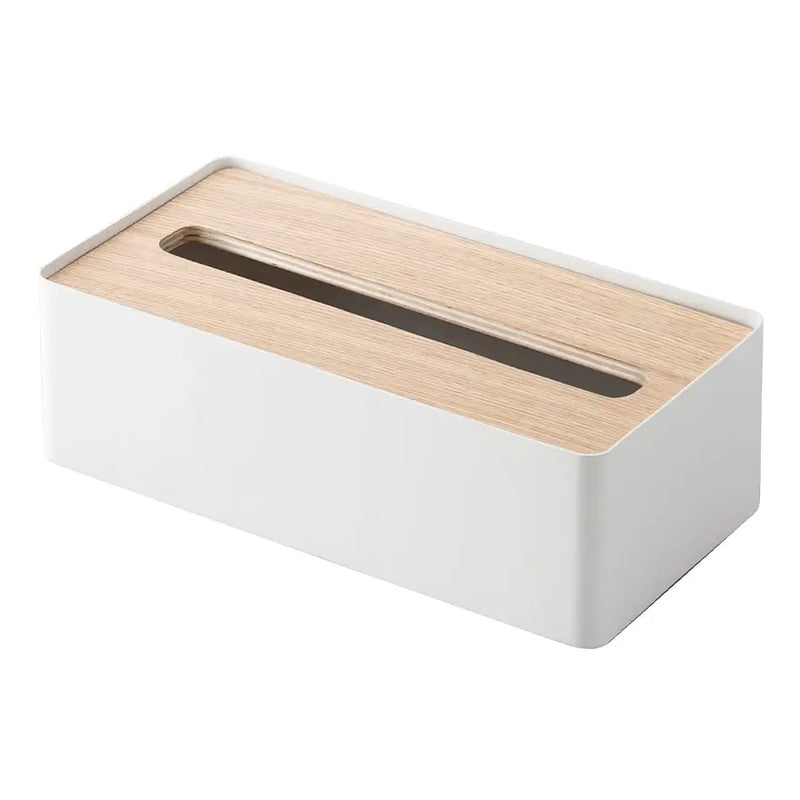 山崎実業 7730 7729 蓋付きティッシュケース リンＬ