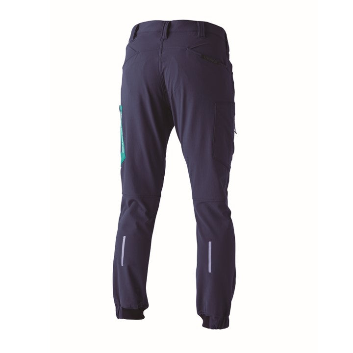 寅壱 3630-235カーゴジョガーパンツ 濃コン バックスタイル