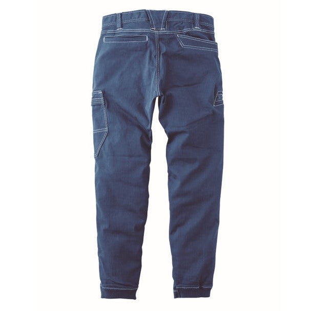 寅壱 8880-235 デニムカーゴジョガーパンツ コン 背面