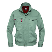 なめらかで肌触りのいい素材感が上質な着用感を約束　8021 長袖ブルゾン 21グレージュ / S