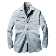 バートル 8105 長袖シャツ シルバー