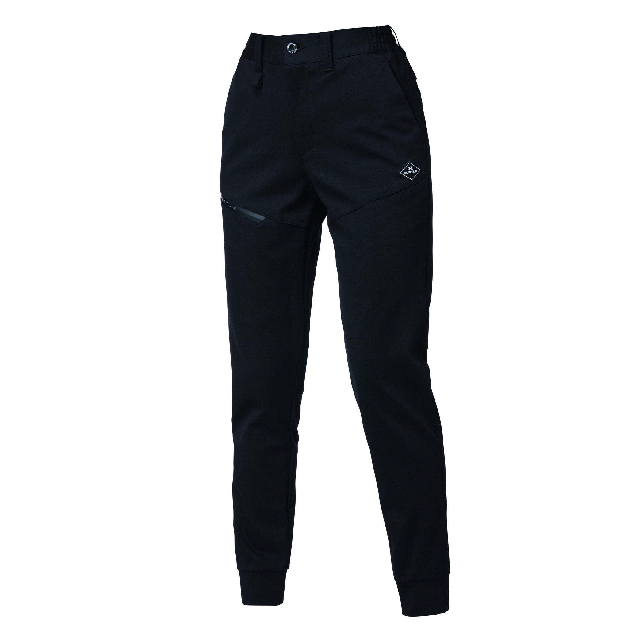 バートル 853 ジョガーパンツ 2025-26AW新作 ブラック ワイド