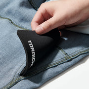 寅壱 8830-219 デニムカーゴパンツ ニーパッド取付可能