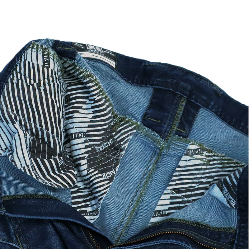 寅壱 8830-219 デニムカーゴパンツ 裏地