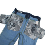 寅壱 8830-219 デニムカーゴパンツ 裏地